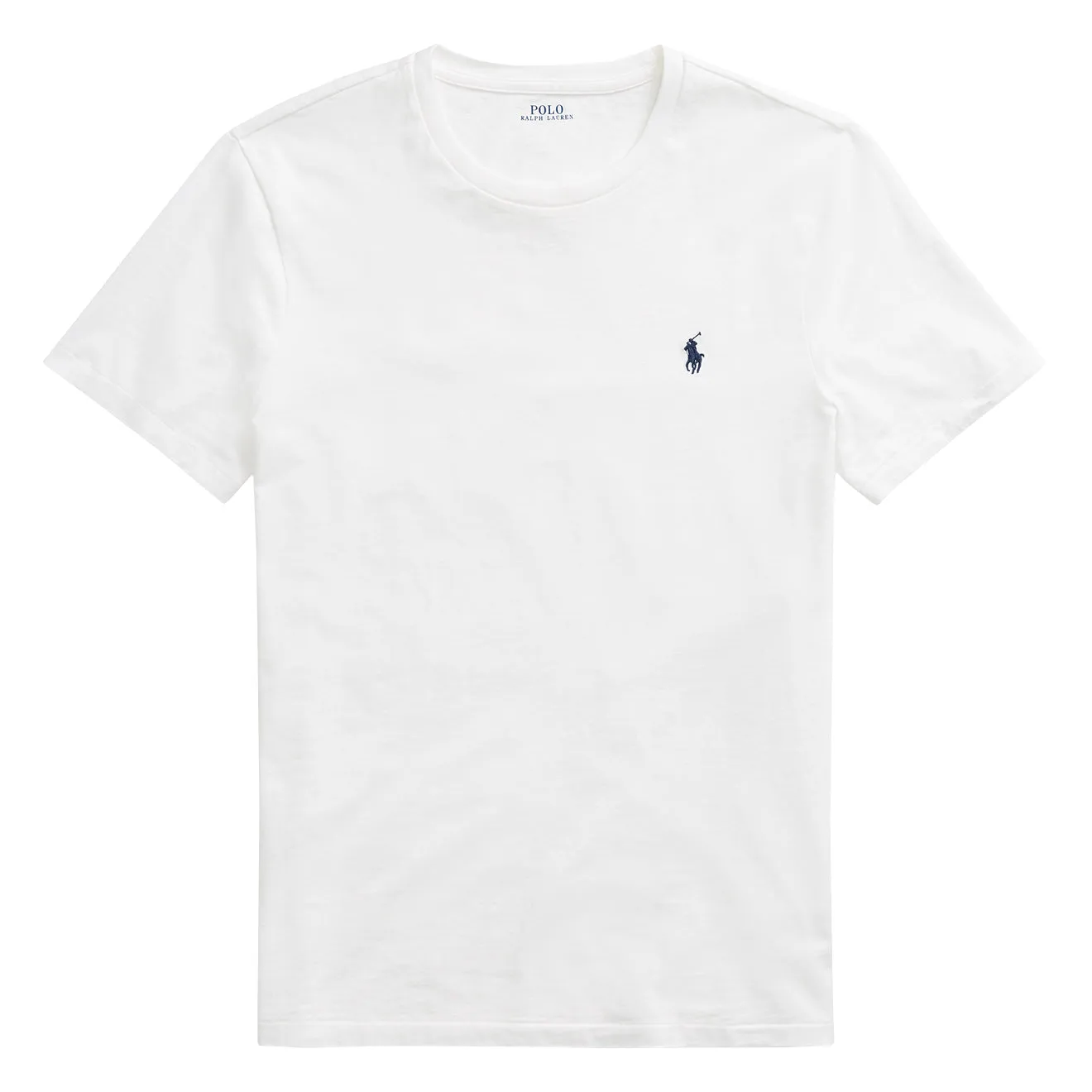 Polo Ralph Lauren Custom Slim Fit Baumwoll-T-Shirt Weiß