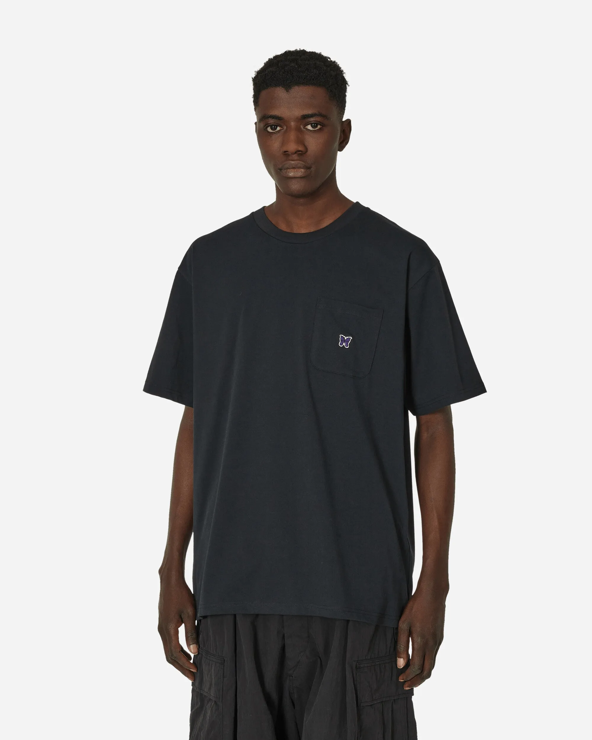 Poly-Jersey-T-Shirt Schwarz