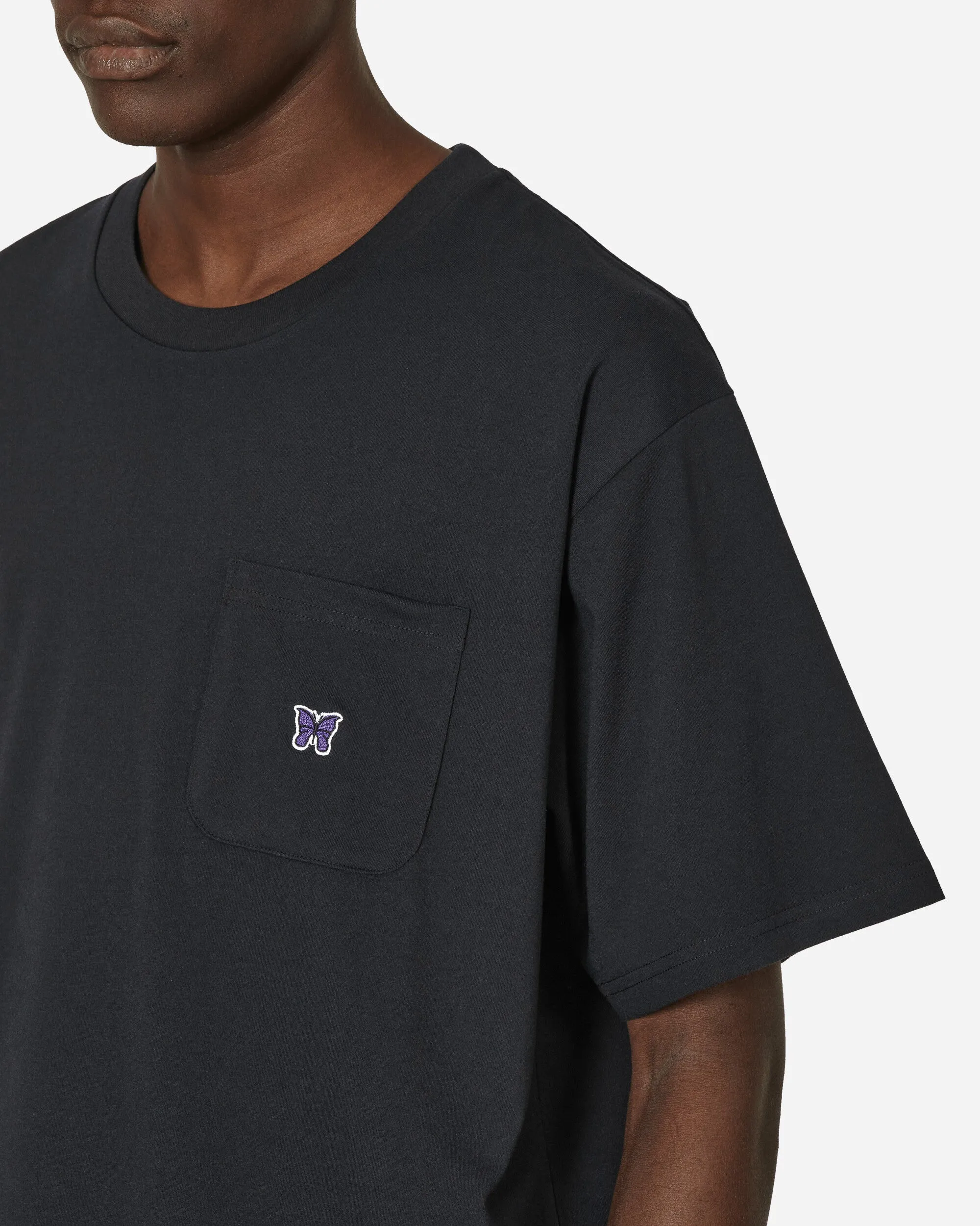 Poly-Jersey-T-Shirt Schwarz