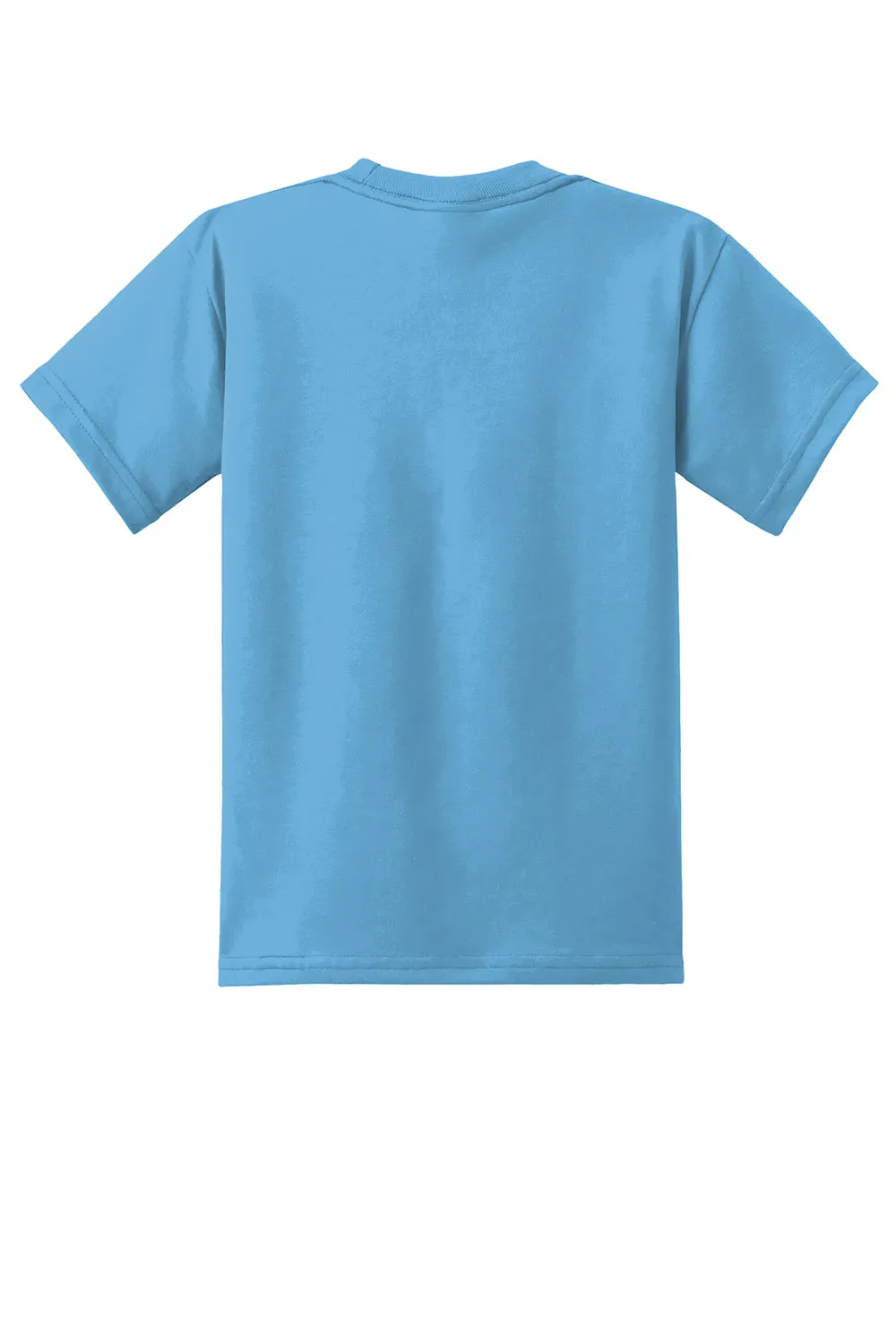 Port & Company Youth Core Kurzarm Rundhals T-Shirt - Aquamarinblau