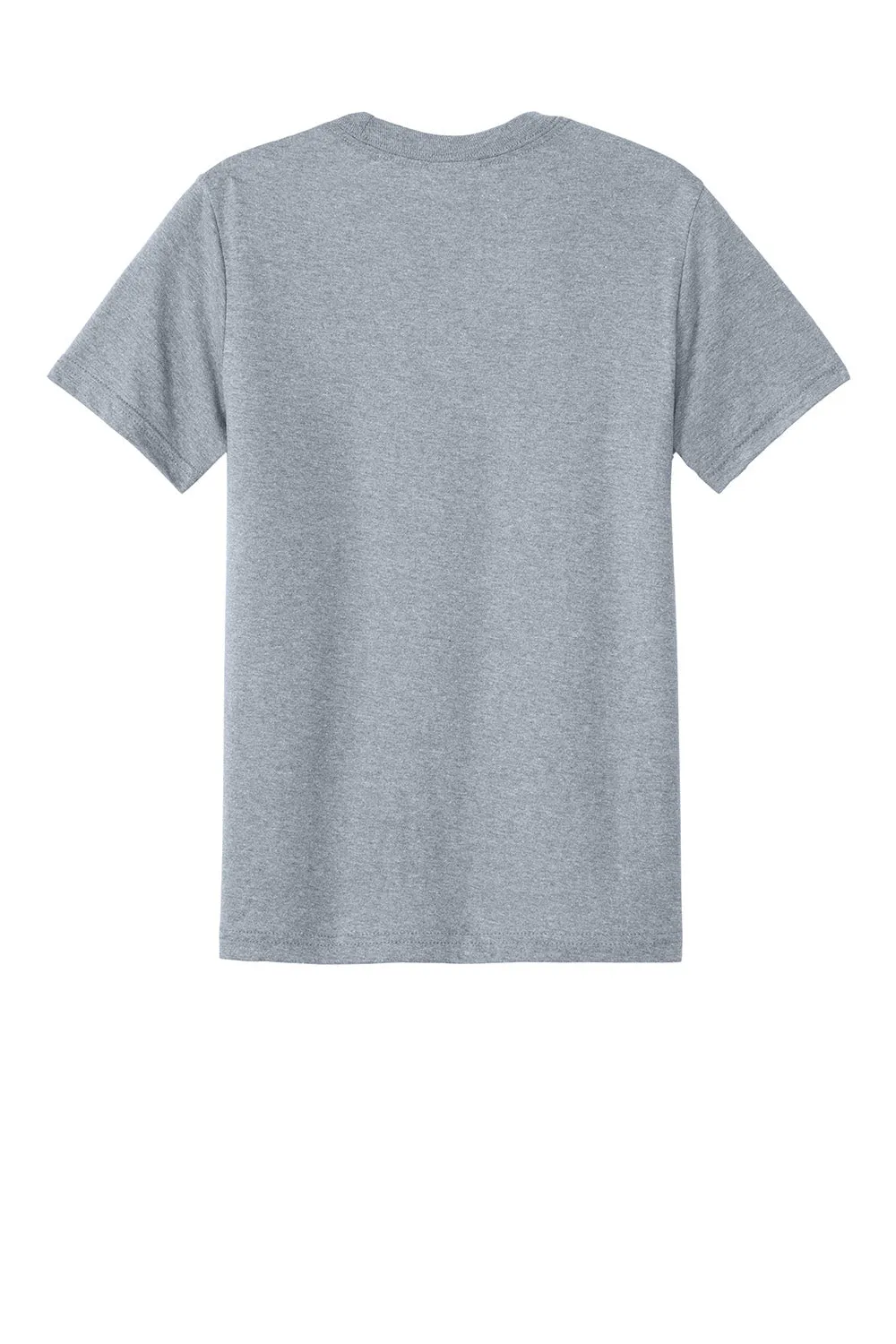 Port & Company Jugend CVC Kurzarm Rundhals T-Shirt - Heather Grau