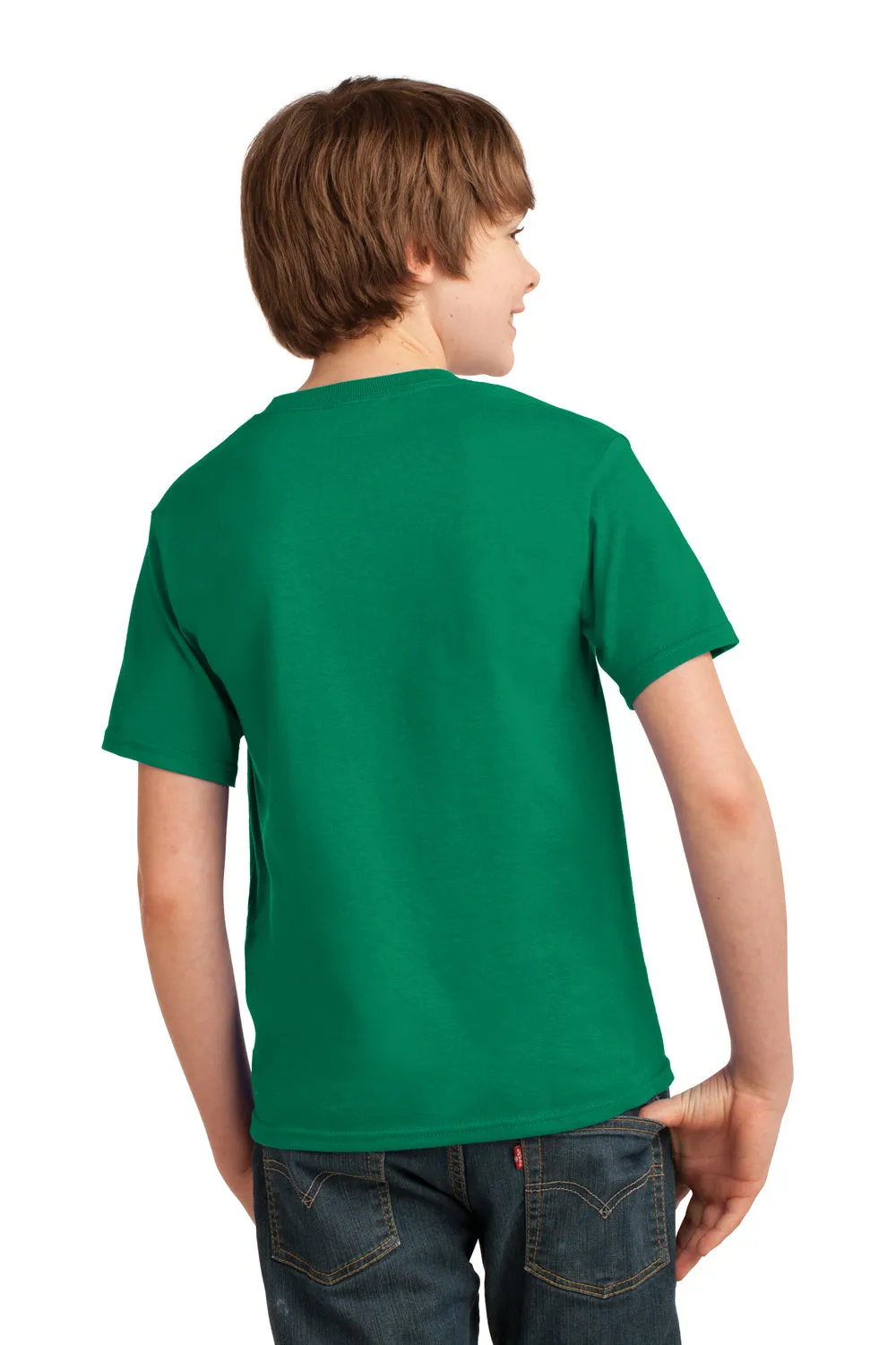 Port & Company Jugend Essential Kurzarm Rundhals T-Shirt - Kelly Grün