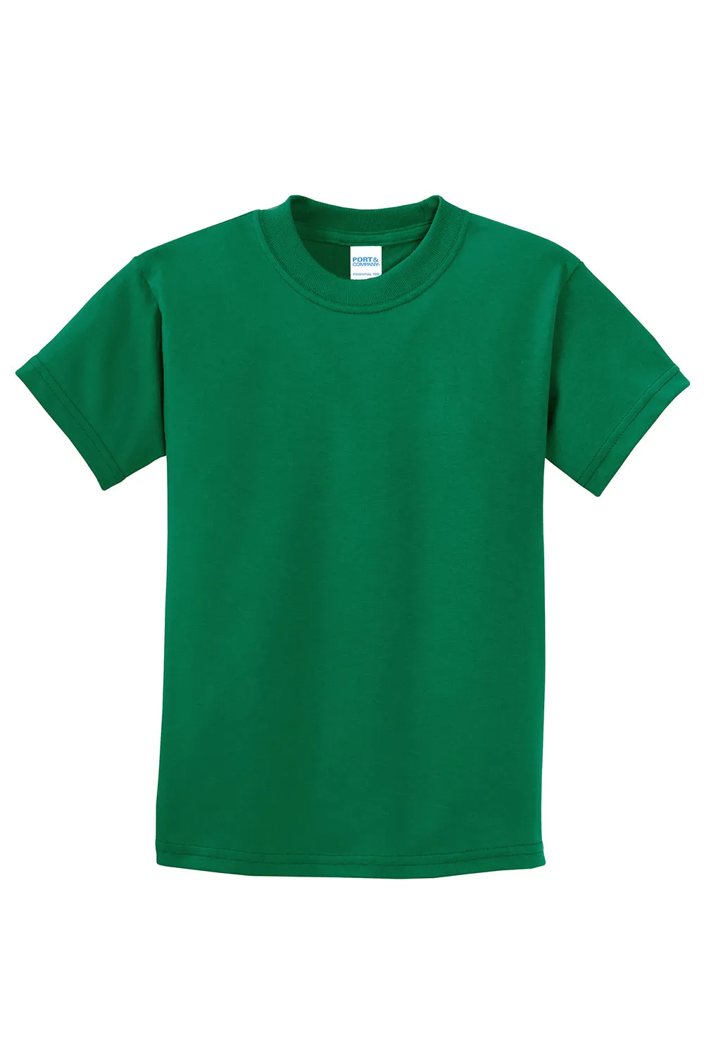 Port & Company Jugend Essential Kurzarm Rundhals T-Shirt - Kelly Grün
