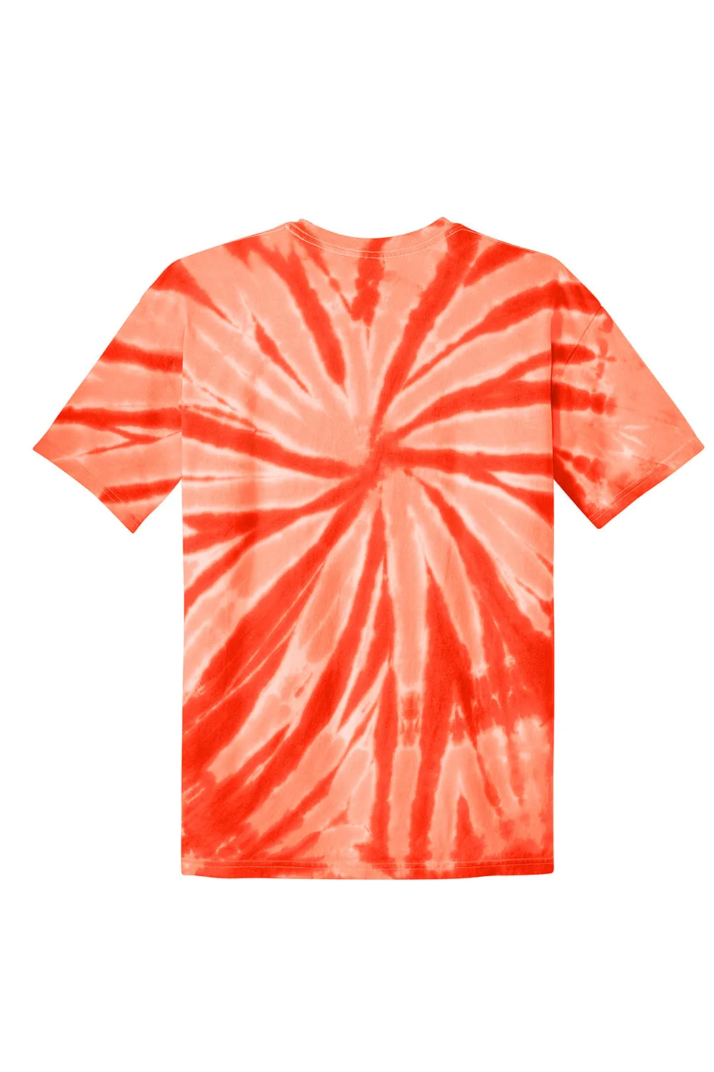 Port & Company Jugendliche Tie-Dye Kurzarm Rundhals T-Shirt - Orange