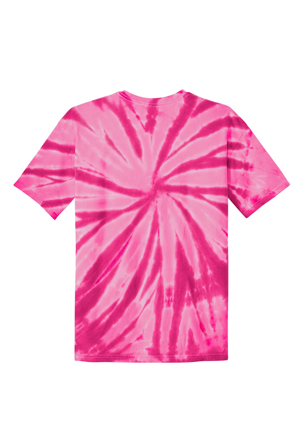Port & Company Jugendliche Tie-Dye Kurzarm Rundhals T-Shirt - Rosa