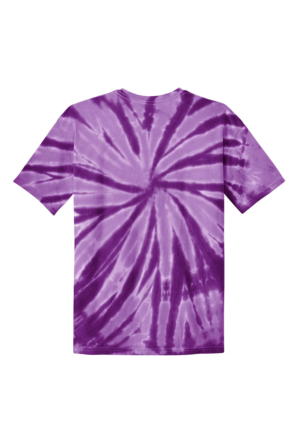 Port & Company Jugendliche Tie-Dye Kurzarm Rundhals T-Shirt - Lila