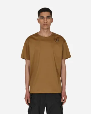 Bedrucktes T-Shirt Braun