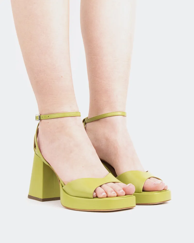 Pujol, Grün Leder/Cuir Vert