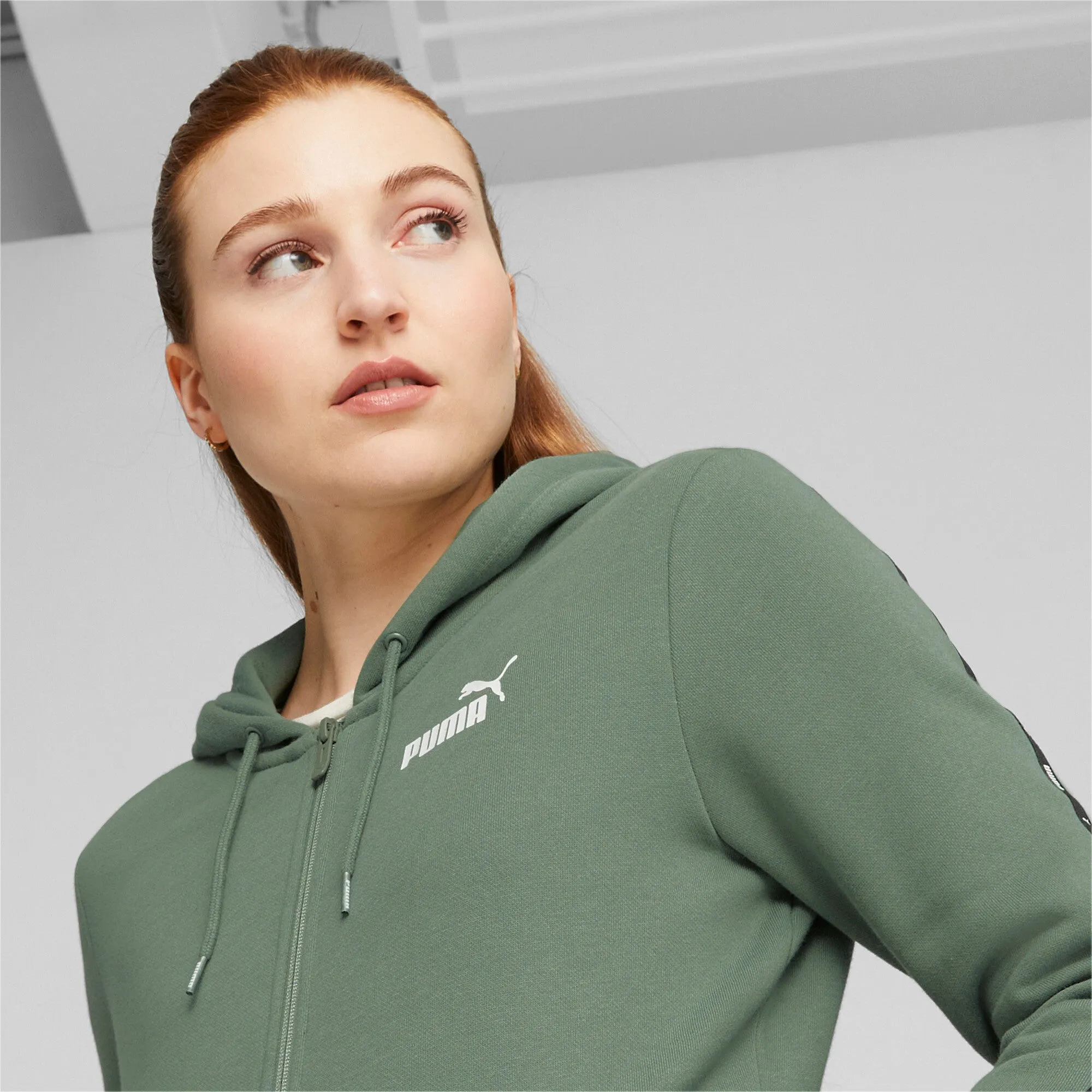 PUMA Damen Essentials TAPE Full-Zip Hoodie