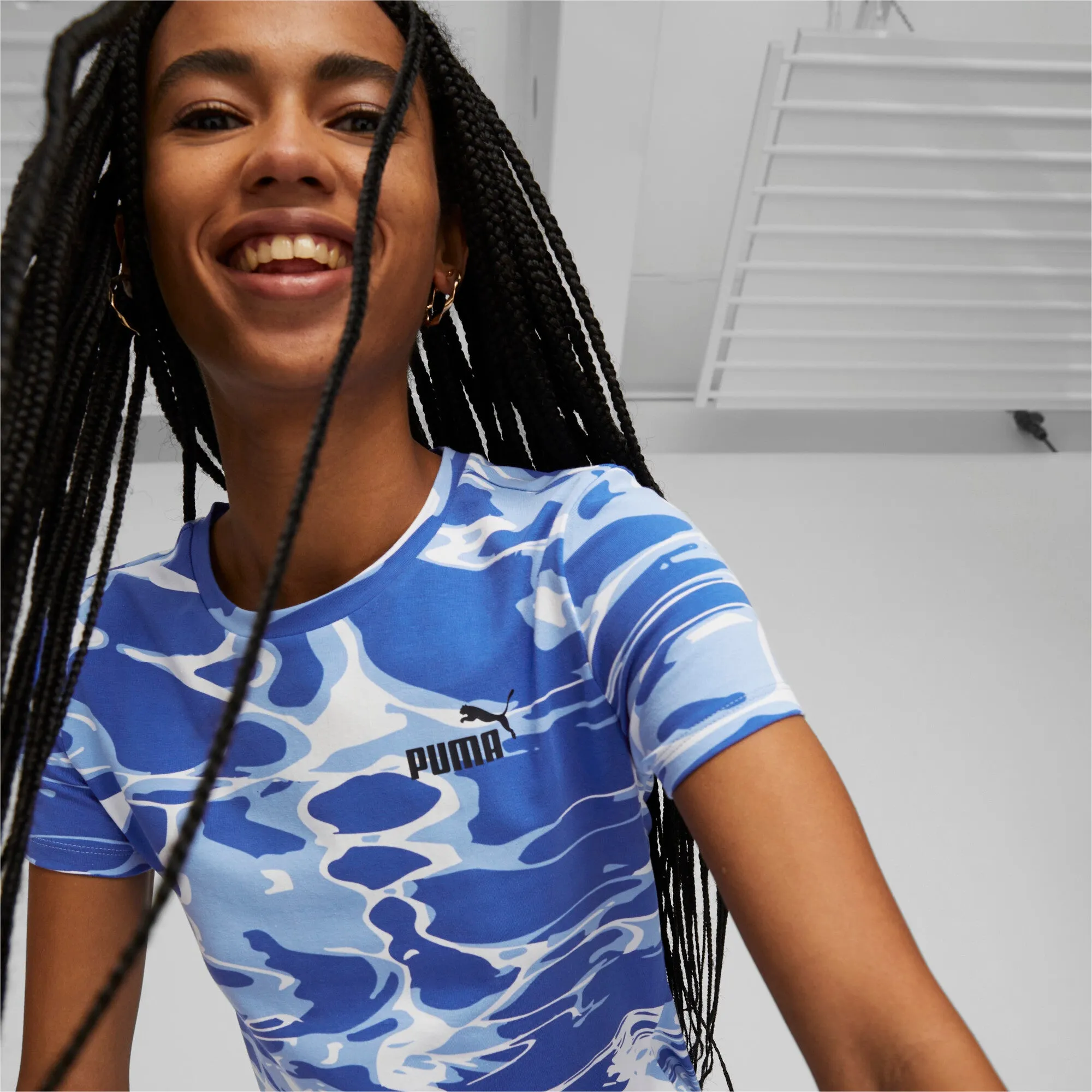 PUMA Damen Sommer-Splash-Print-Kleid