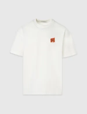 QASUN TATREEZ LOGO KURZÄRMELIGES T-SHIRT
