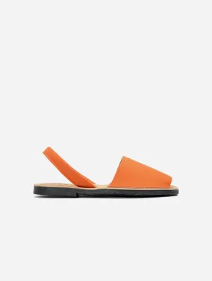 Rambu Damen Vegan Wildleder Menorca Sandalen | Orange