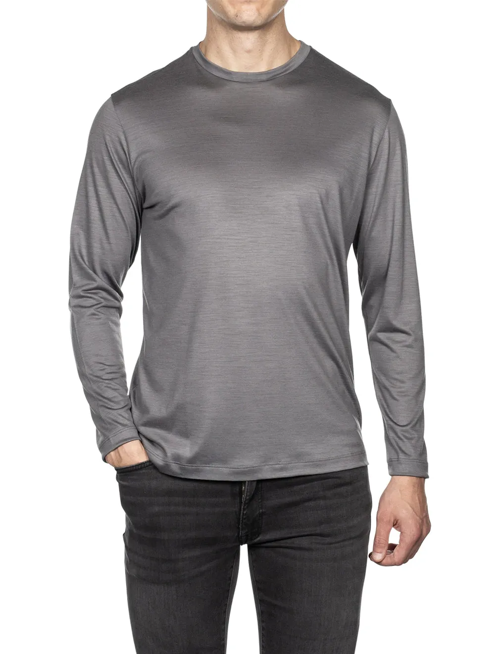 Reda Active Langarmshirt Grau