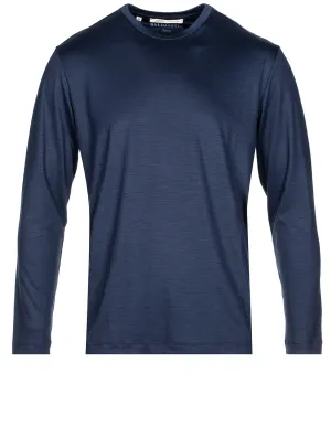 Reda Active Langarm T-Shirt Marineblau