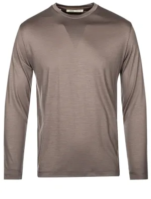 Reda Active Langarm-T-Shirt Olive