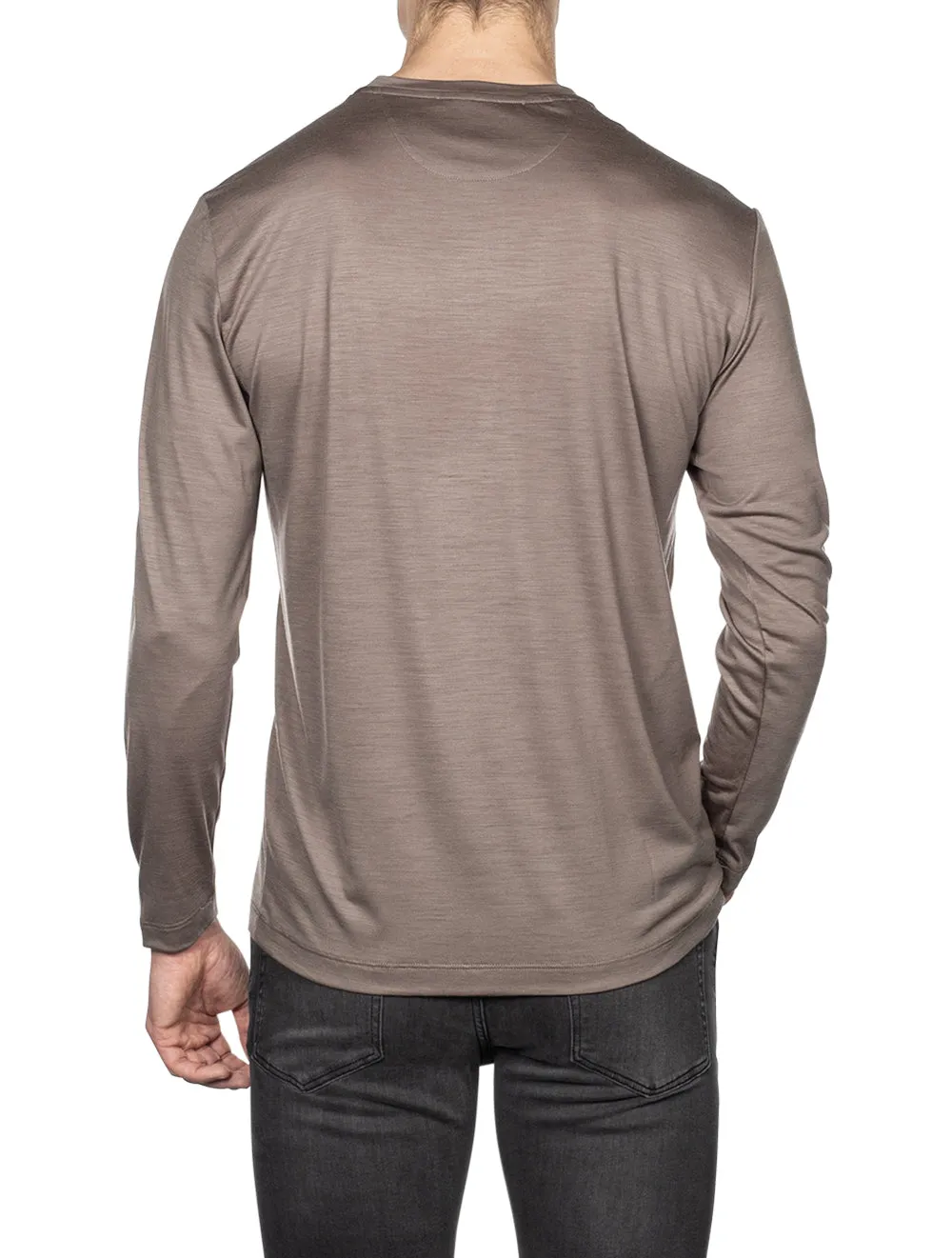 Reda Active Langarm-T-Shirt Olive