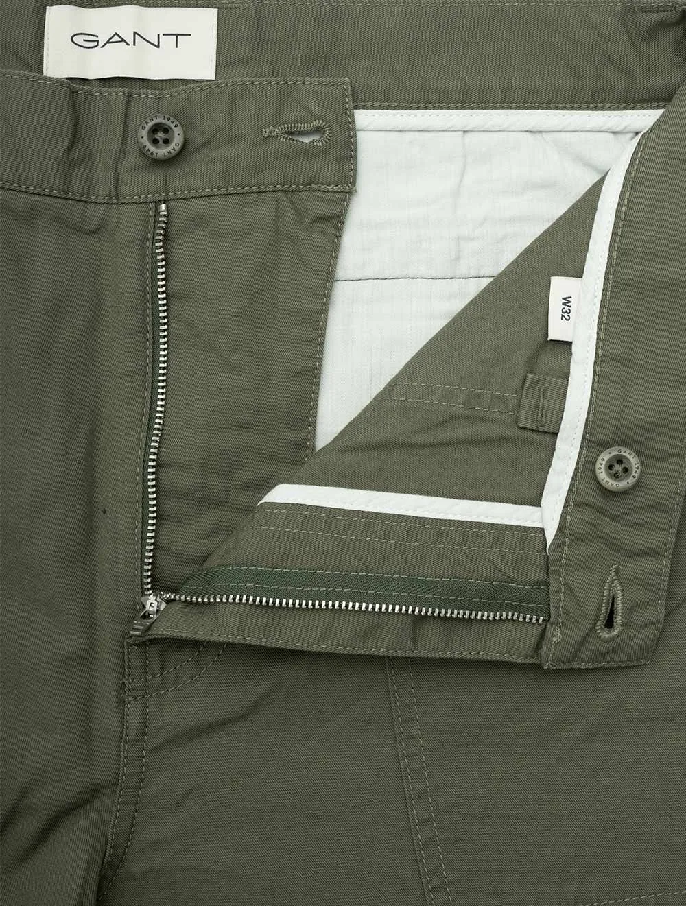 Reguläre Baumwoll-Leinen-Überschuss-Shorts Vierblättriges Kleeblatt