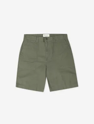 Reguläre Baumwoll-Leinen-Überschuss-Shorts Vierblättriges Kleeblatt