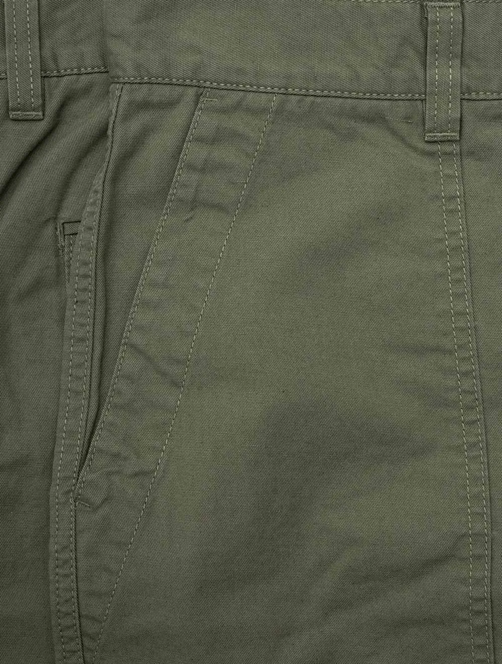 Reguläre Baumwoll-Leinen-Überschuss-Shorts Vierblättriges Kleeblatt