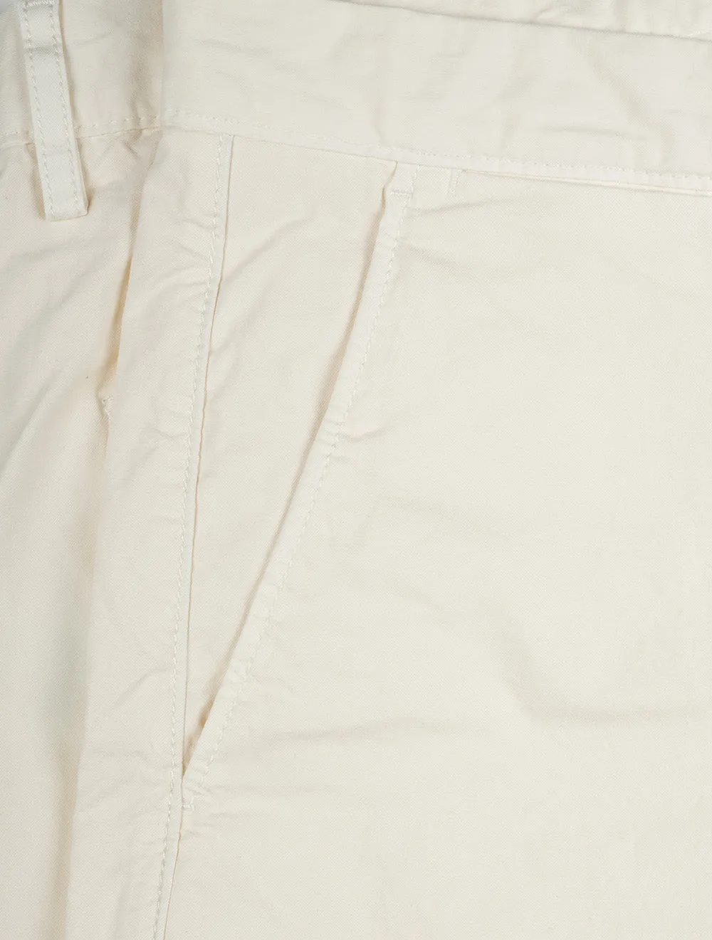 Reguläre Sonnenverblasste Shorts Creme