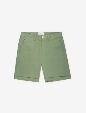 Reguläre Sonnenverblasste Shorts Kalamata Grün