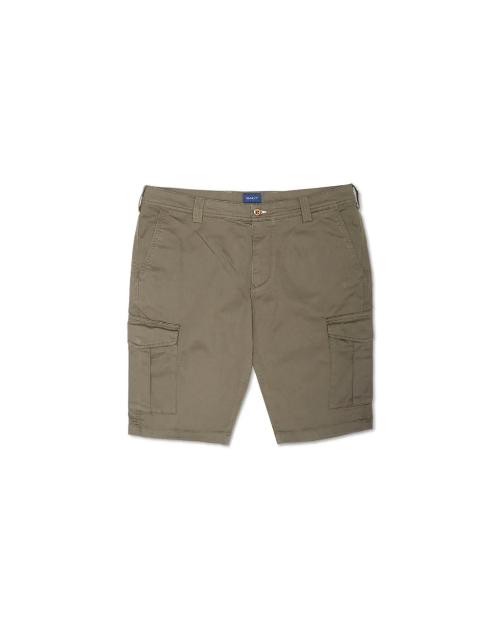 Bequeme Twill Utility Shorts in Dunkelgrün