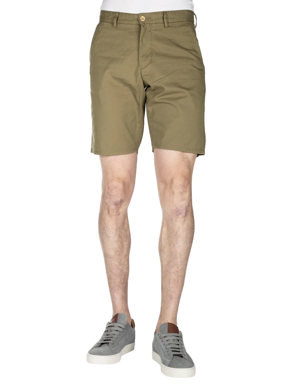 Bequeme Utility-Shorts in Grün