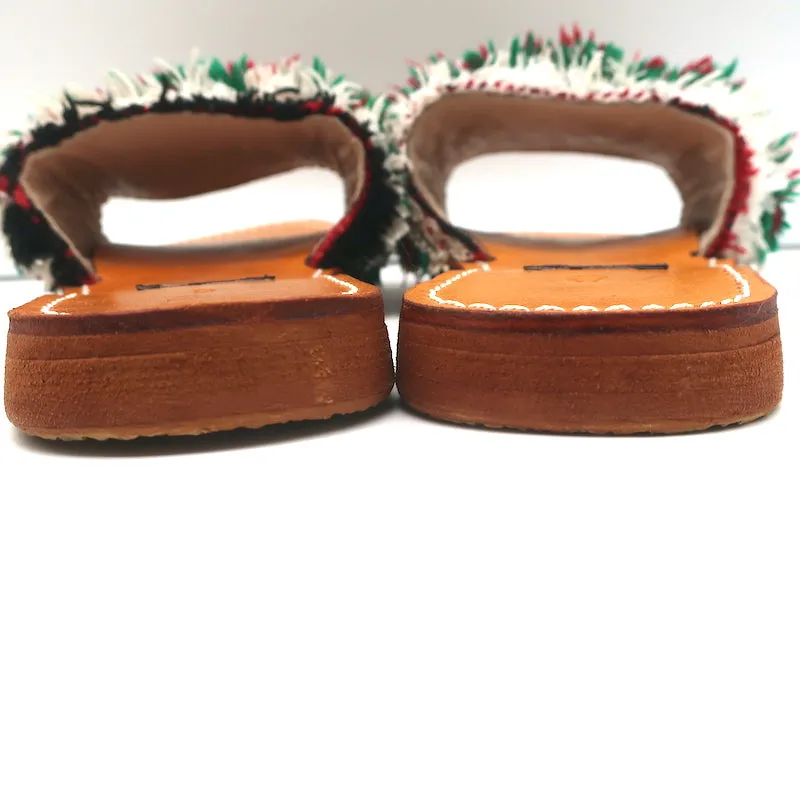RES IPSA Marokkanische Rutsche Sandalen Mehrfarbig Größe 10-11 NEU