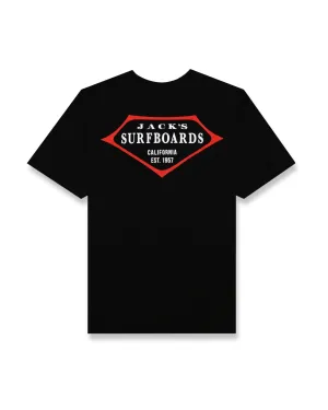 Retro Lam CF (Classic Fit) S/S T-Shirt - Schwarz