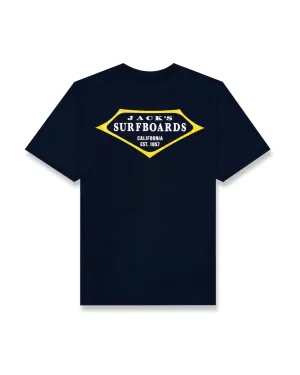 Retro Lam CF (Classic Fit) S/S T-Shirt - Marineblau
