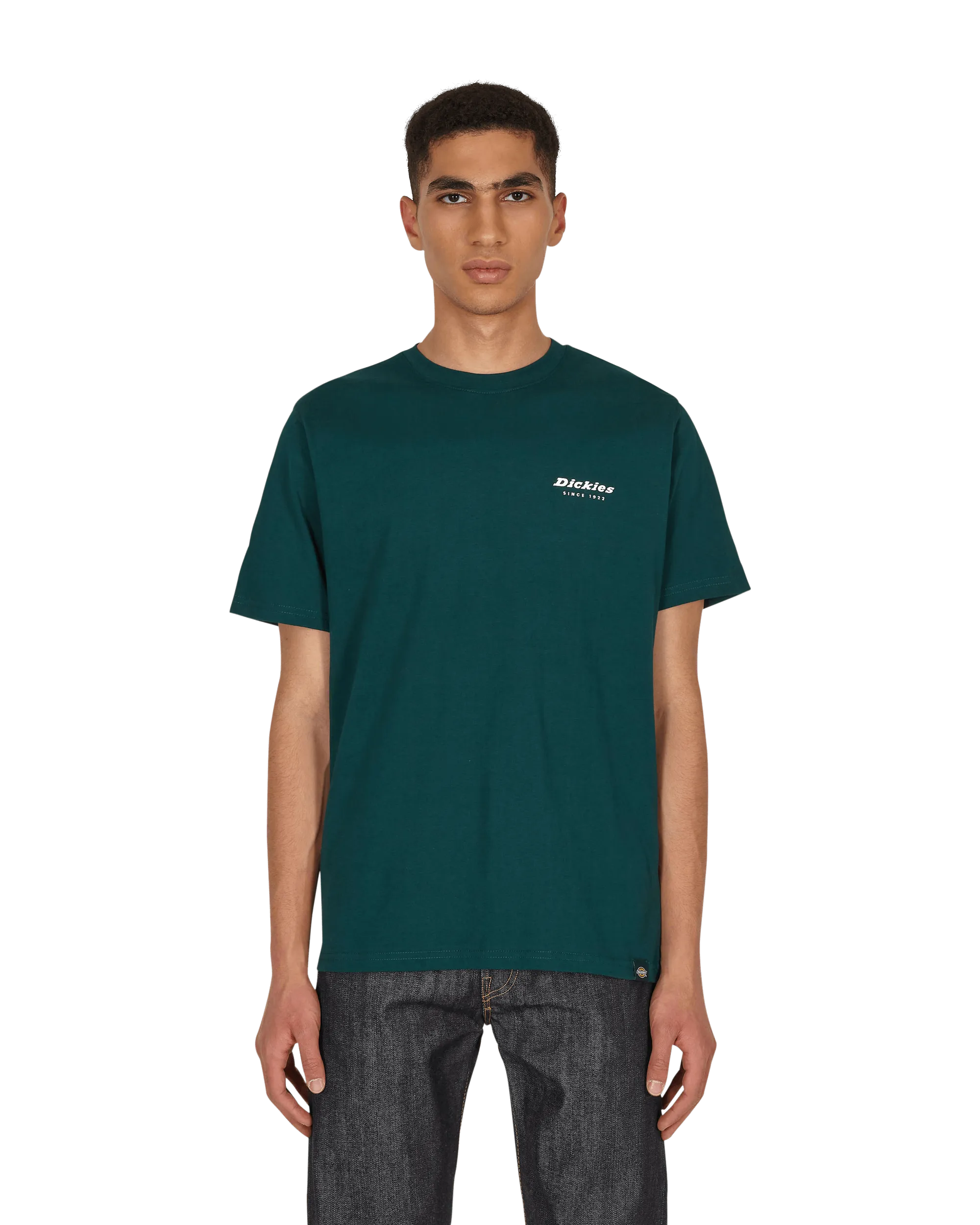 Überarbeitetes T-Shirt Grün