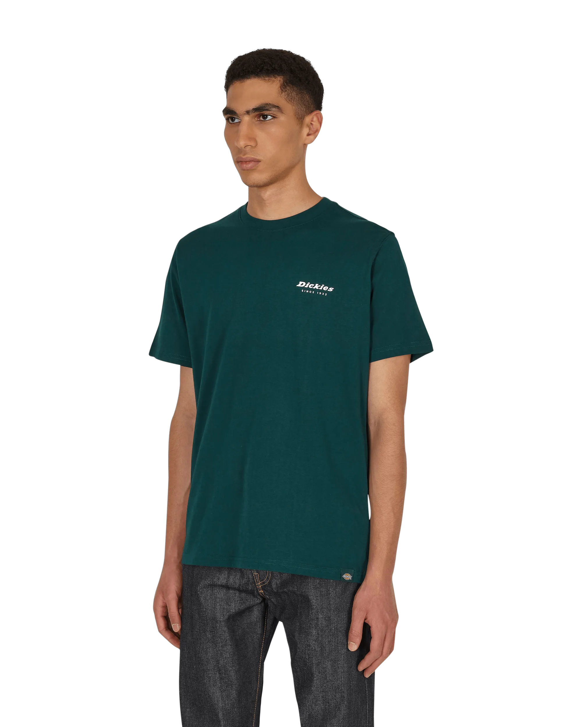 Überarbeitetes T-Shirt Grün