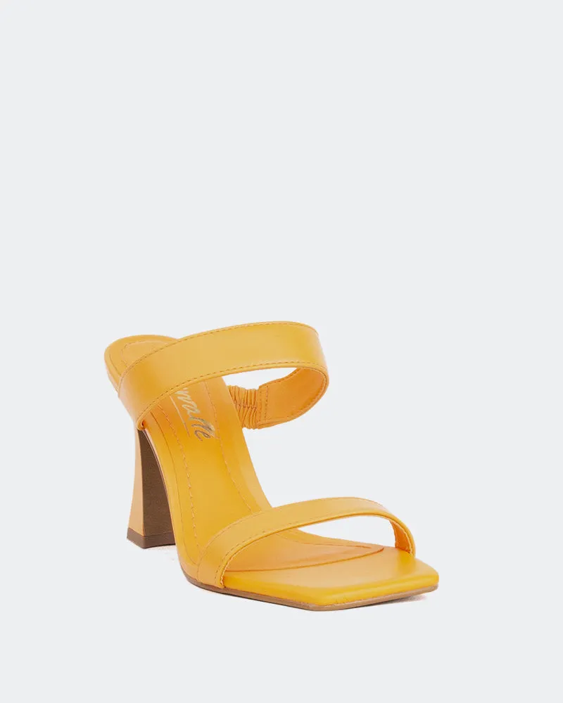 Ricarda Orange Leder