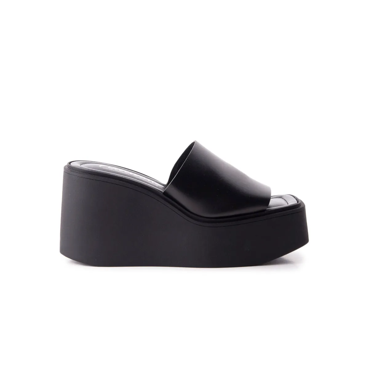 Rieti Leder in Schwarz