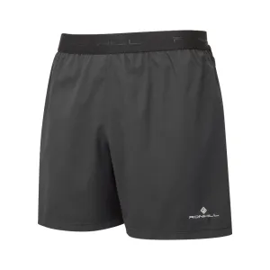 Ronhill Herren Tech All-Terrain 5-Zoll-Shorts in komplett schwarz SS25