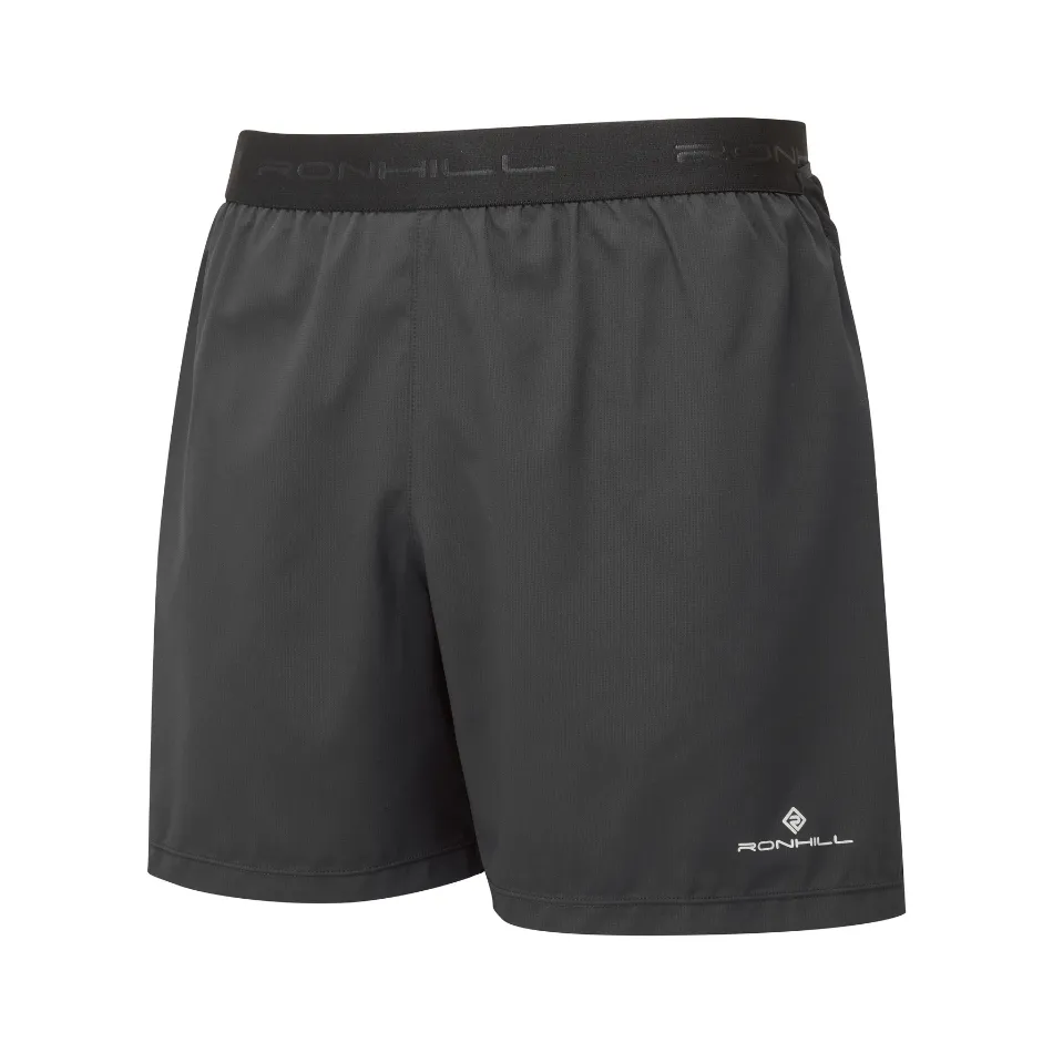 Ronhill Herren Tech All-Terrain 5-Zoll-Shorts in komplett schwarz SS25