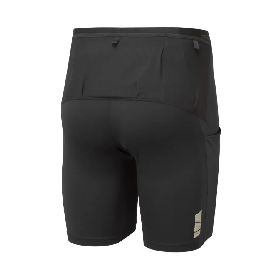 Ronhill Herren Tech All-Terrain 8 Zoll Stretch Shorts in Vollschwarz SS25