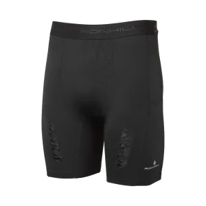 Ronhill Herren Tech All-Terrain 8 Zoll Stretch Shorts in Vollschwarz SS25