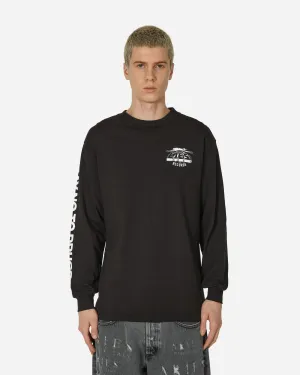 Runaway Trance DJ Langarm T-Shirt Schwarz