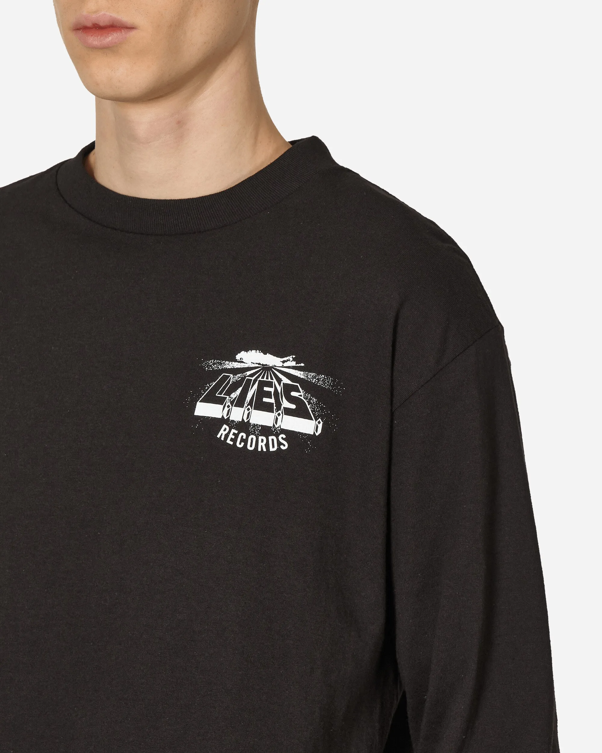 Runaway Trance DJ Langarm T-Shirt Schwarz