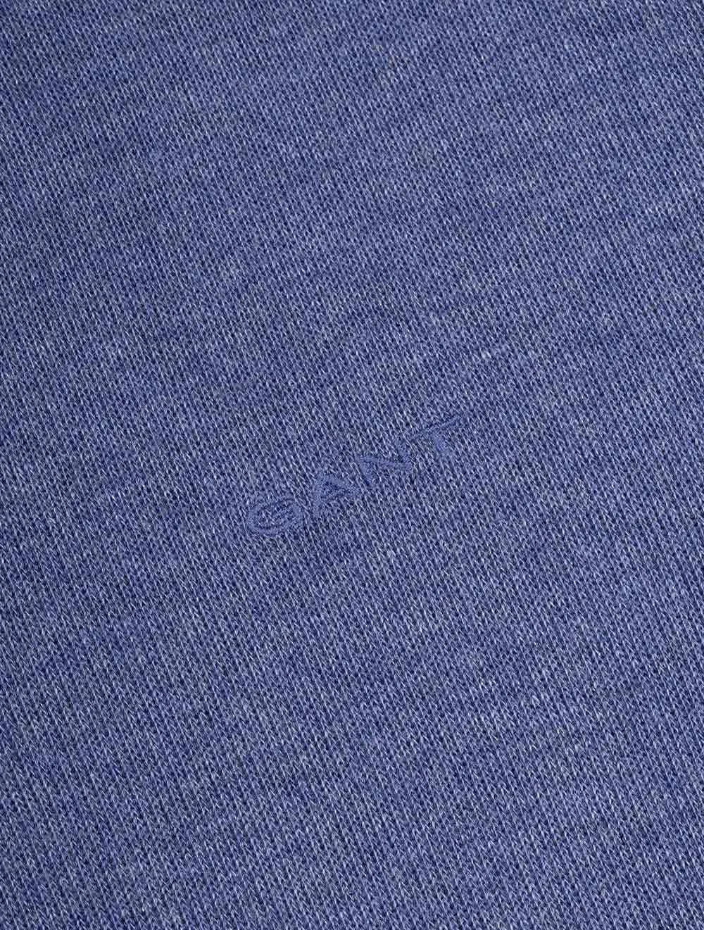 Sacker Halbzip Dunkel Jeansblau Melange