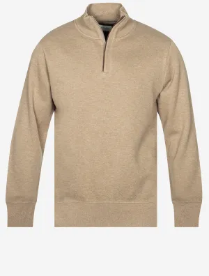 Sacker Halbzip Khaki Melange