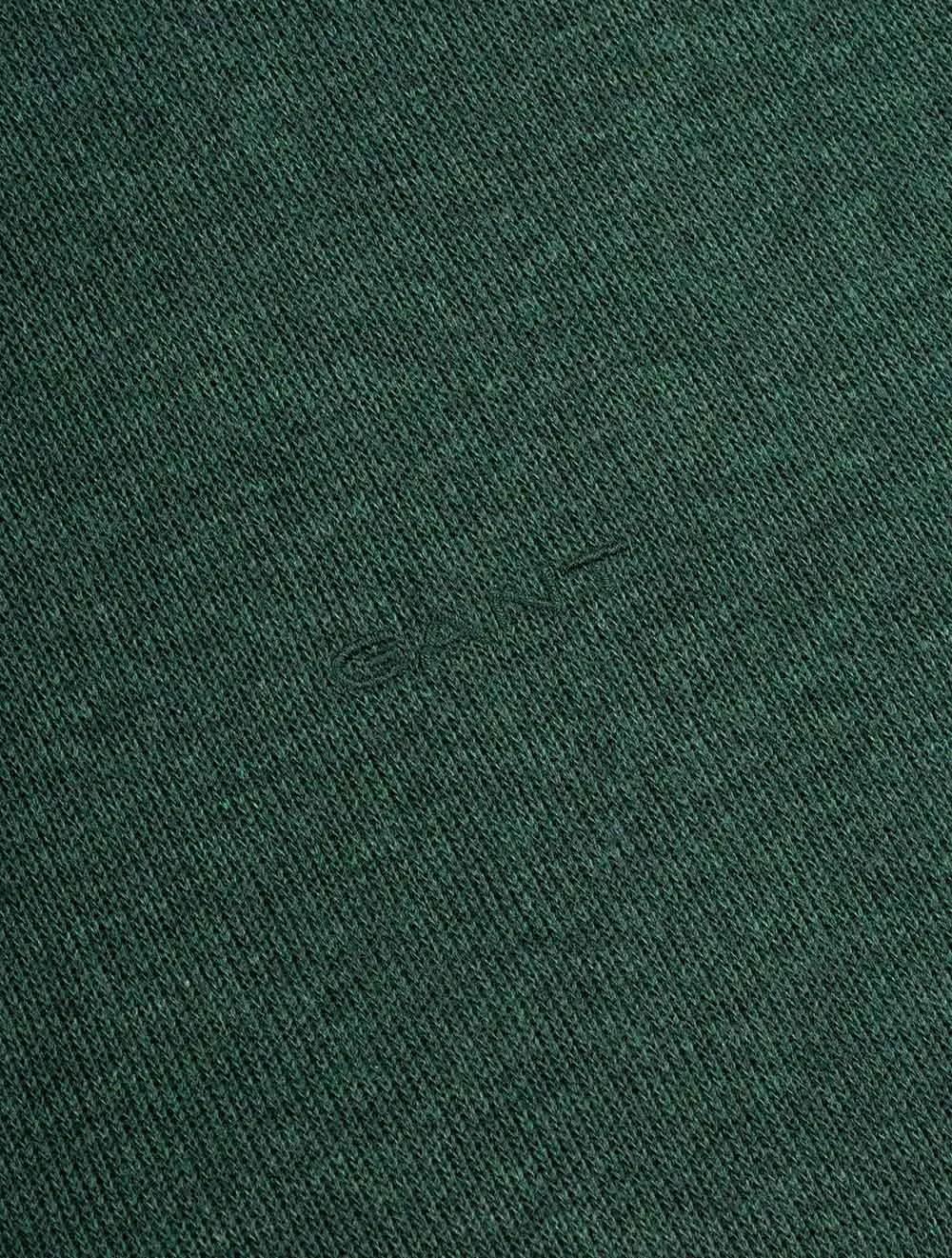 Sacker Rippen Halbzip Tartan Grün