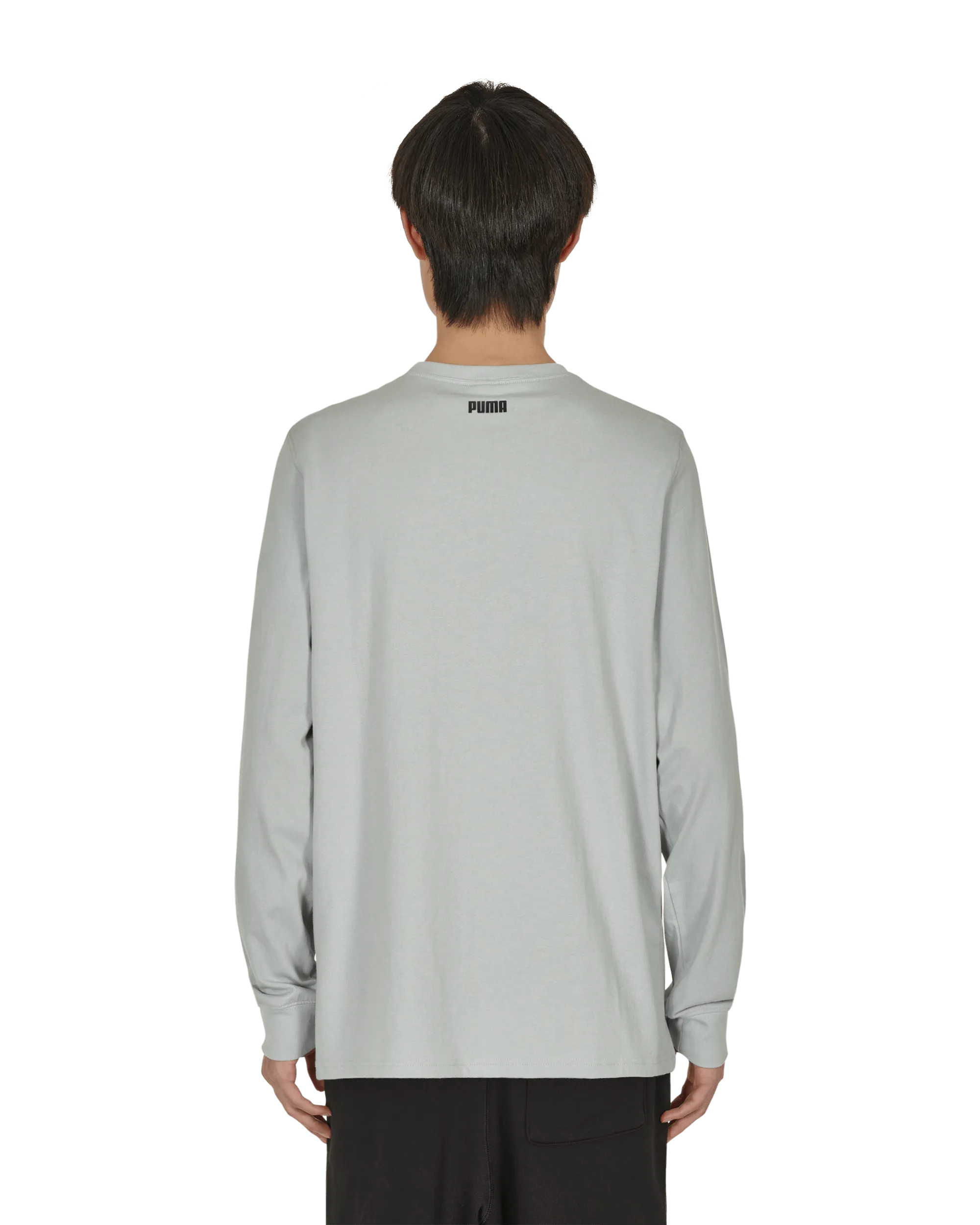 Scouted Langarm T-Shirt Grau