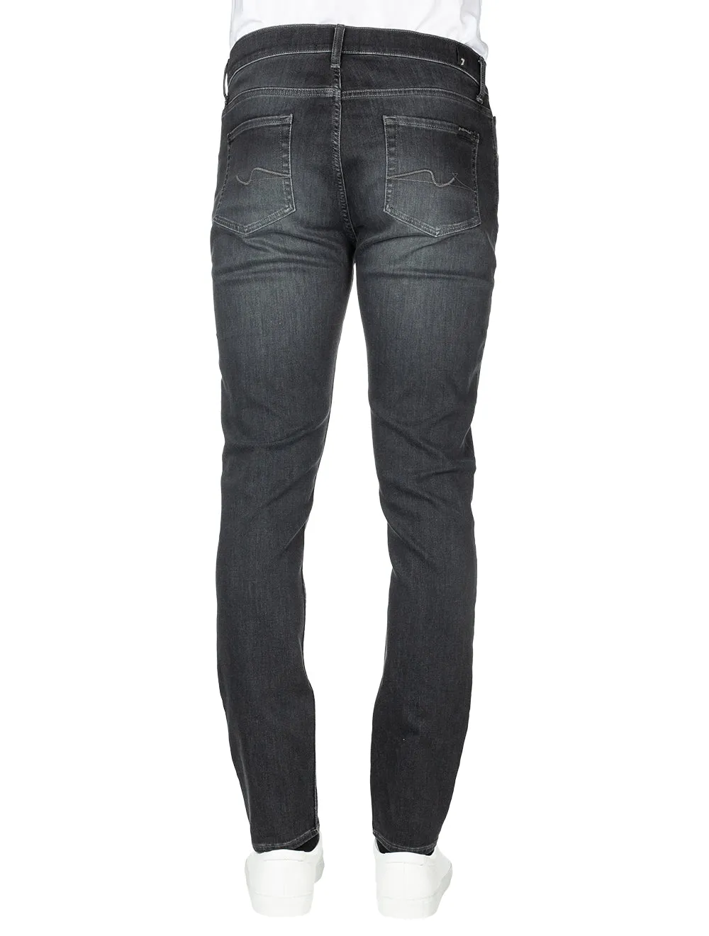 Seven Slimmy Schmale Luxus Performance Jeans Grau