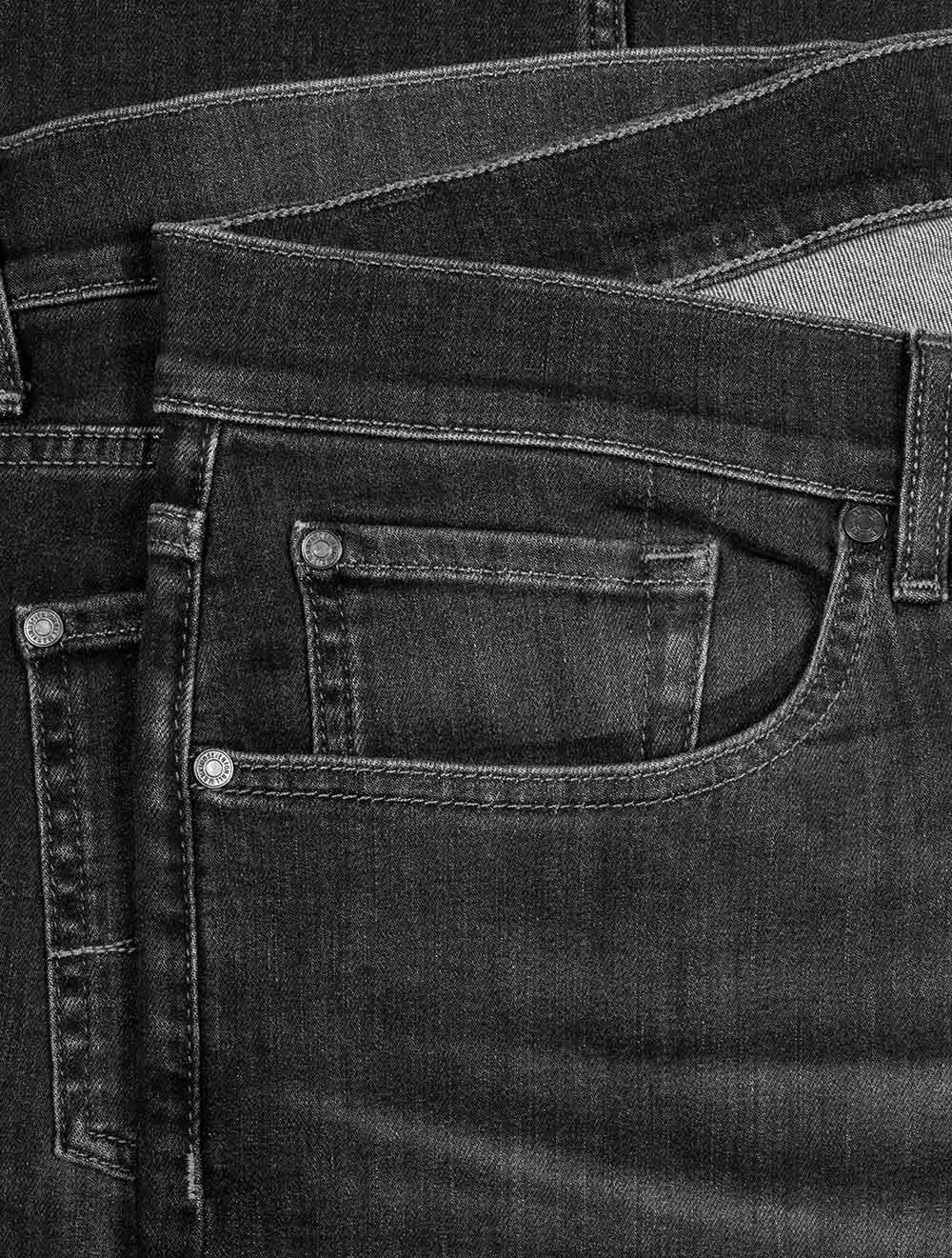 Seven Slimmy Schmale Luxus Performance Jeans Grau