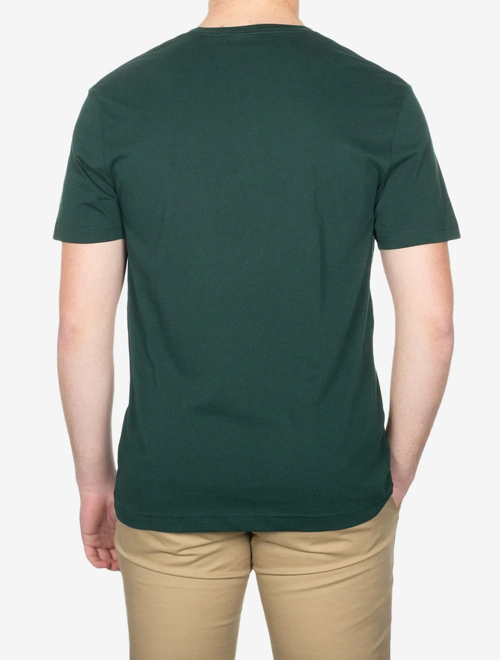 Shield Kurzarm T-Shirt Regular Tartan Grün
