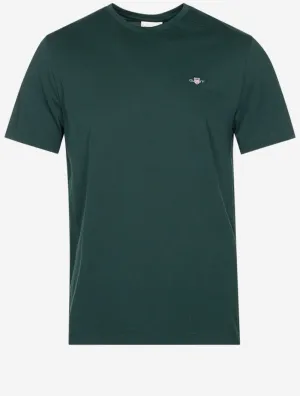 Shield Kurzarm T-Shirt Regular Tartan Grün