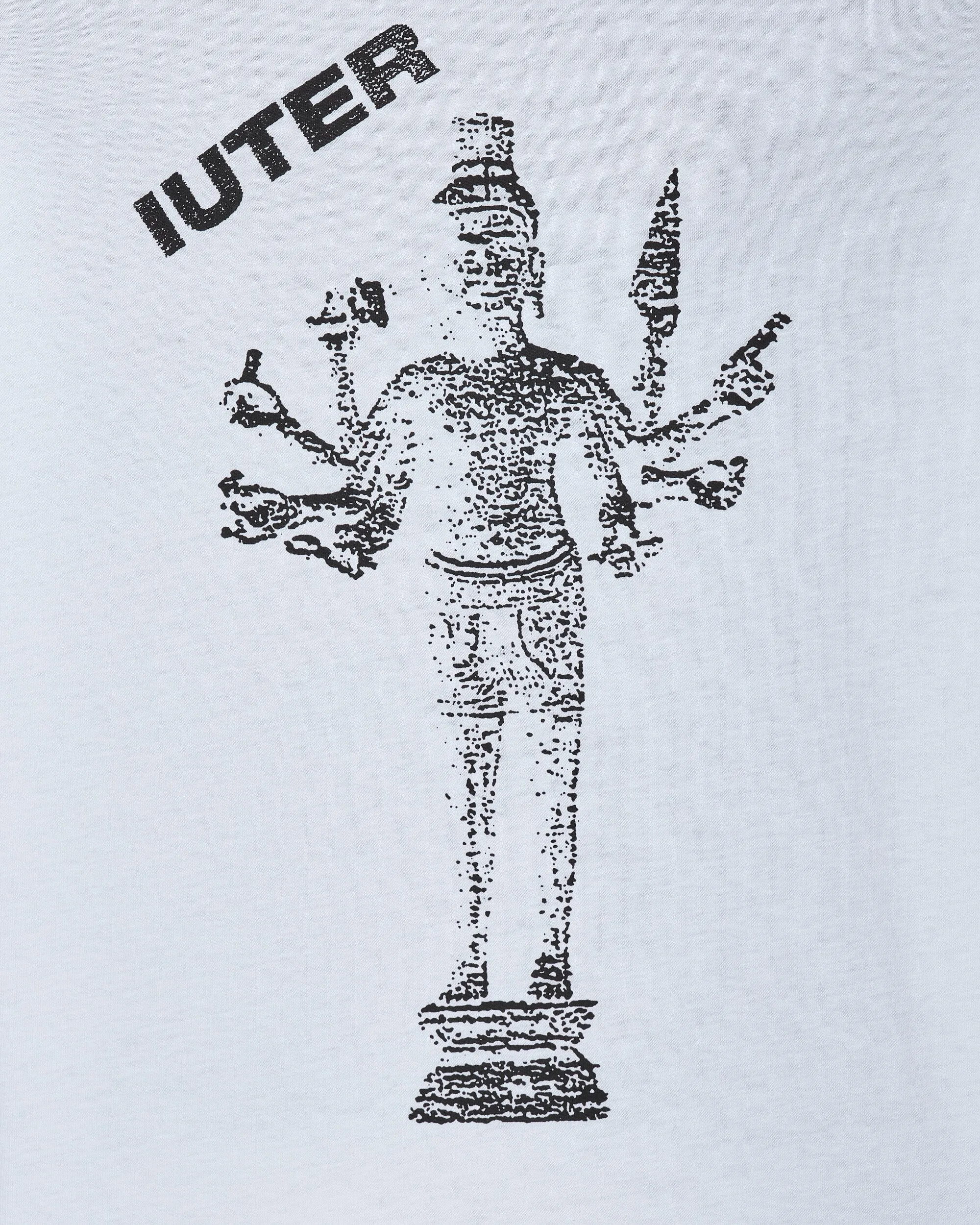 Shiva Langarm T-Shirt Weiß