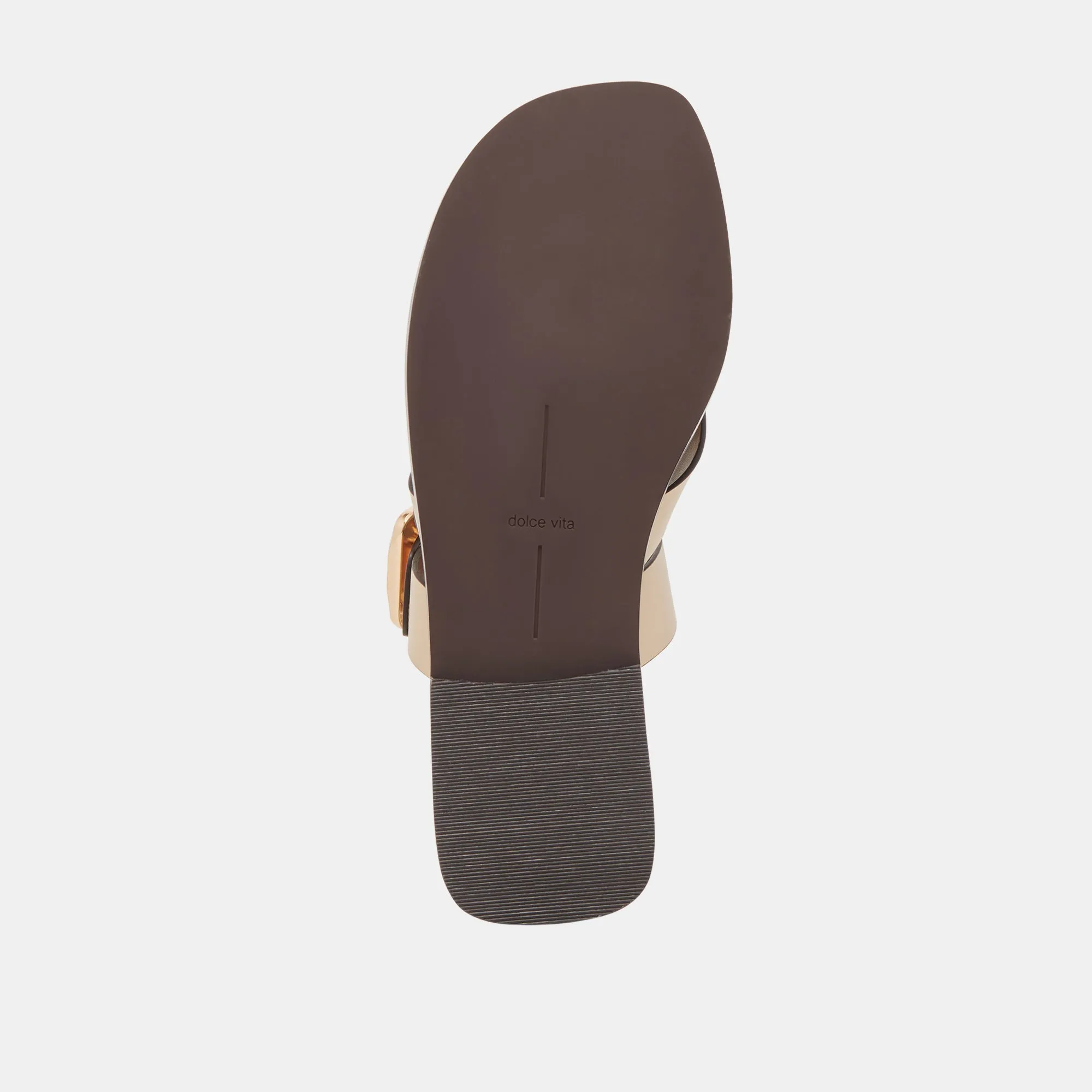 STRAND SANDALEN IN ELFENBEIN LEDER